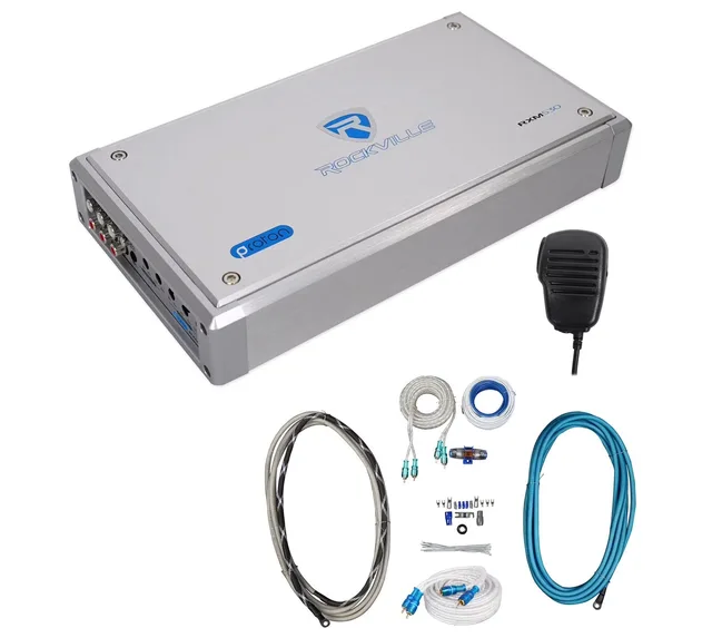 Amplifier 2400w 4 channel 25 foot