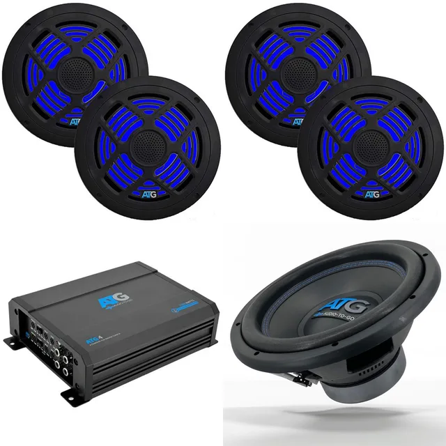 Boat Audio 4 channel 6.5" 12"