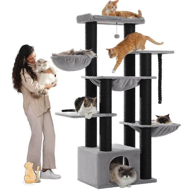 Furniture & Enrichment 67" black 220 pounds