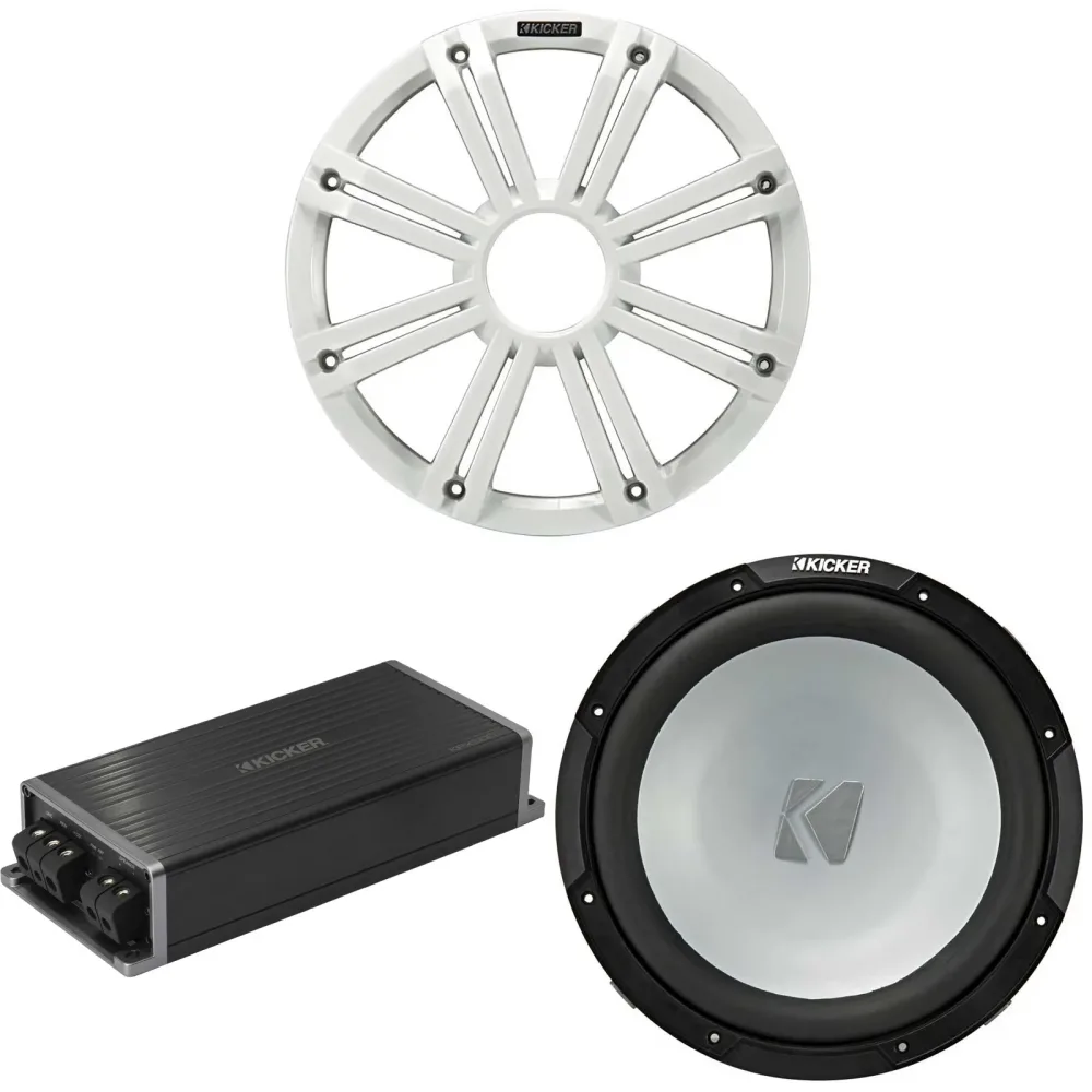 Subwoofer Audio 12" white 500 watts
