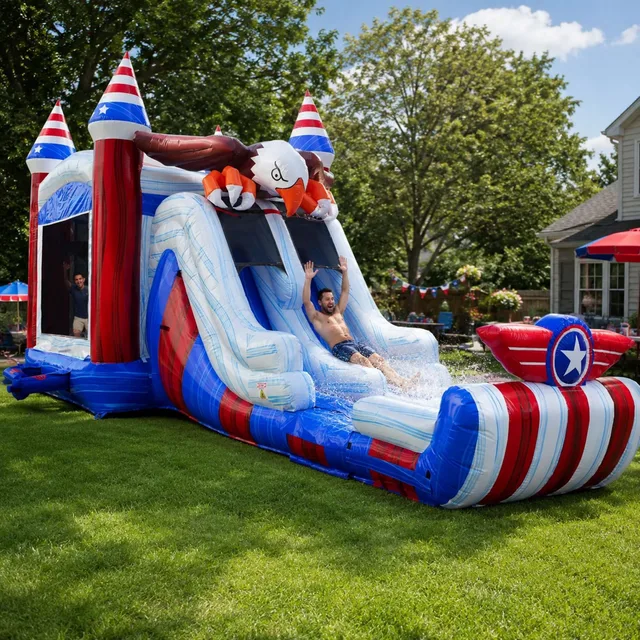 Backyard Play 32 feet 16 feet 15.5 feet