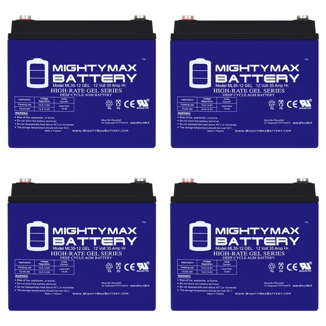 Battery 12v 4 pack 12 volt