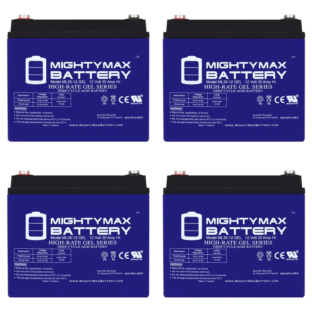 Battery 12v 4 pack 12 volt