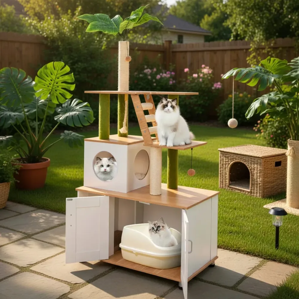 Litter Box 69" white 21.5"