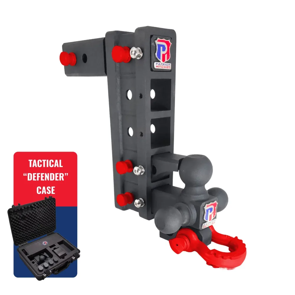 Ball Mount 2" adjustable red