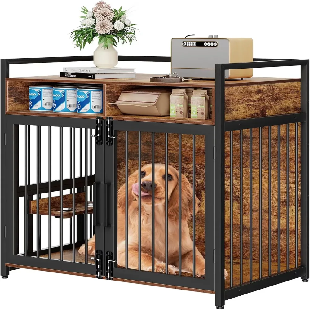 Dog Crate 48 inch adjustable brown