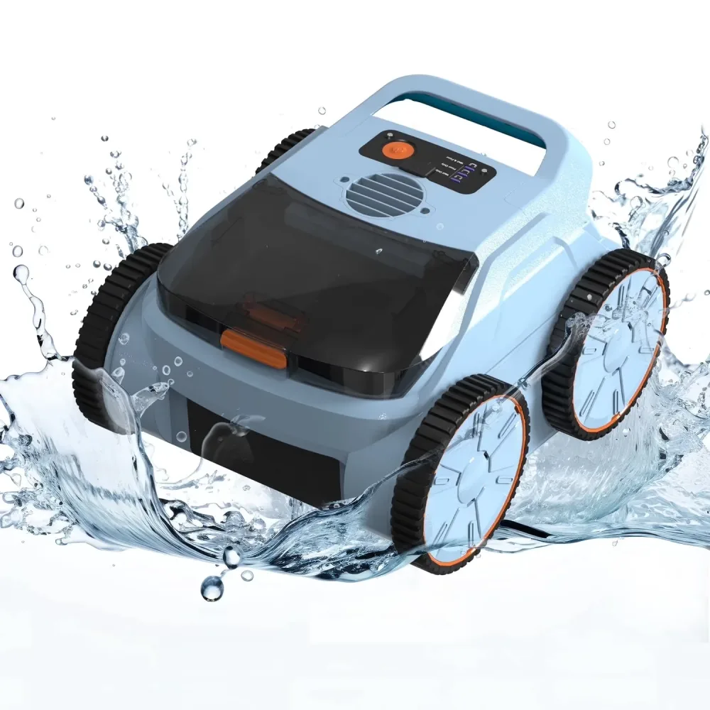 Robotic Pool rechargeable blue