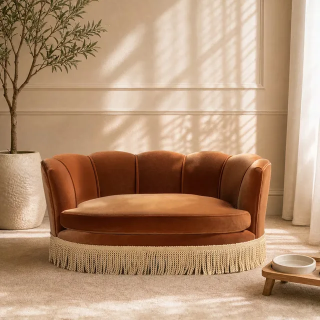 Sofa Bed 34.5" orange 25"