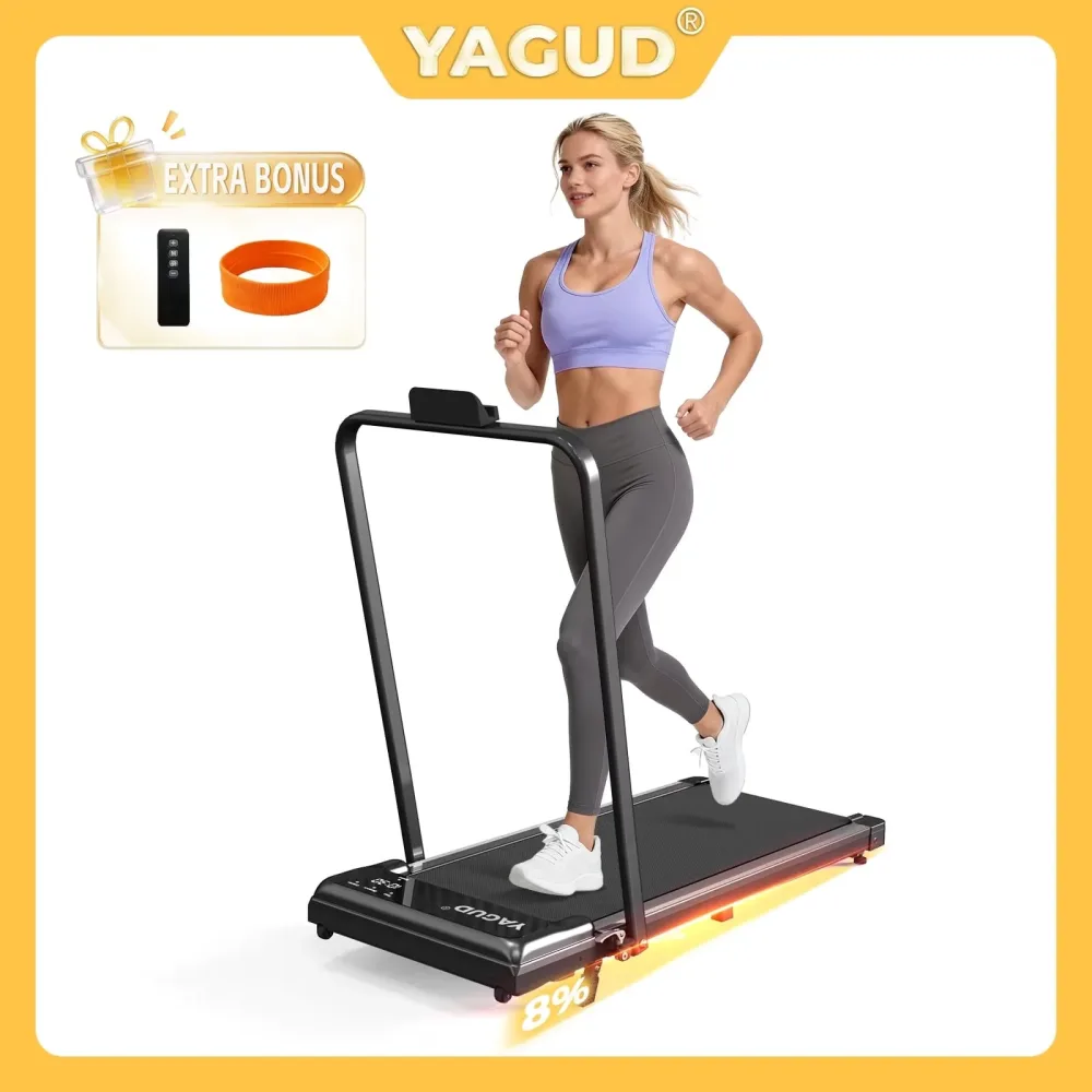 Pad Treadmill 3.8hp adjustable portable