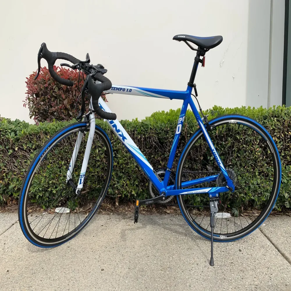 Road Bike 53cm blue white