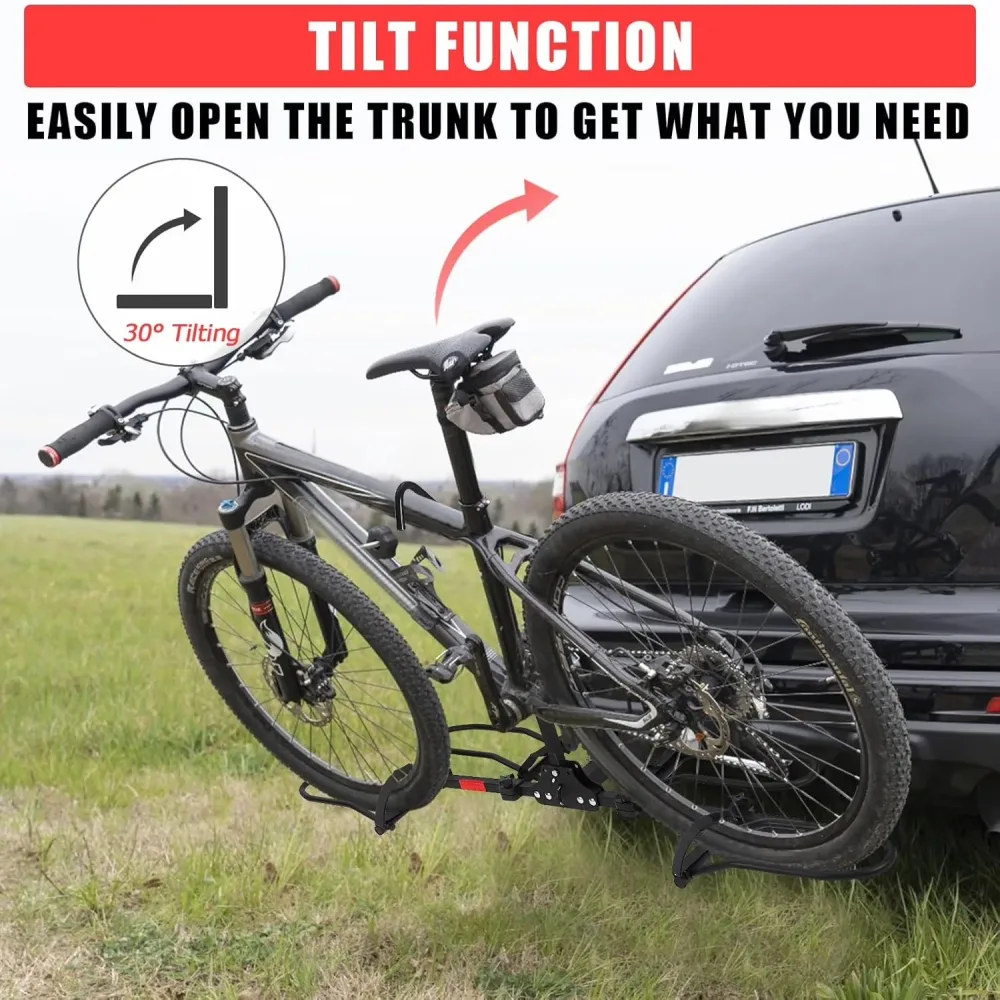 Bike Rack 180lbs foldable black