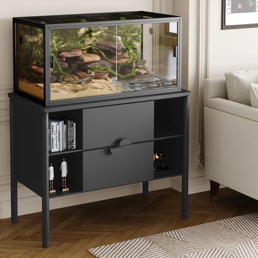 Reptile Terrarium 4' black 48"