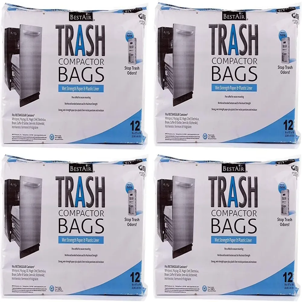 Bag 4 pack 9 w 16 in