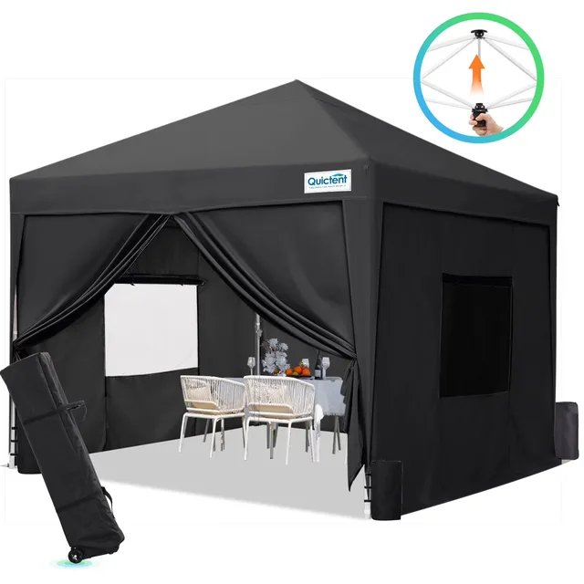 Canopy Tent 8' waterproof black