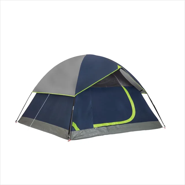 Dome Tent 2 person portable blue