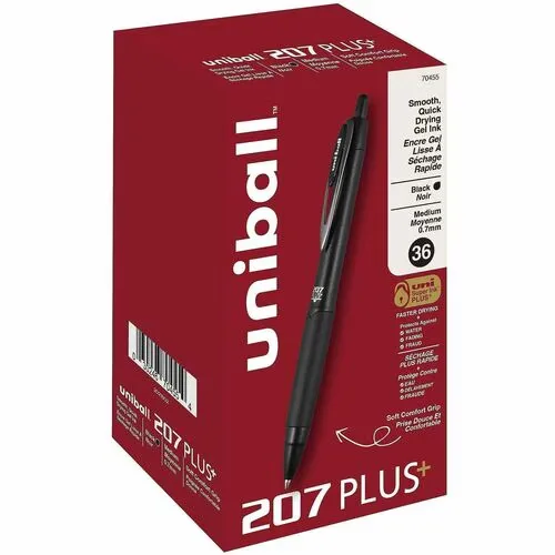 Gel Pen 2 pack black 0.7mm