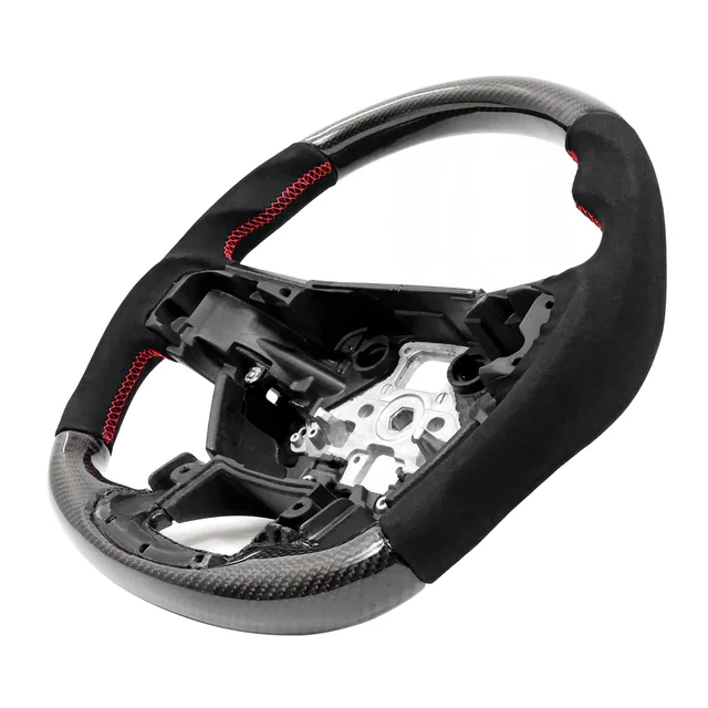 Motorsports Steering red black