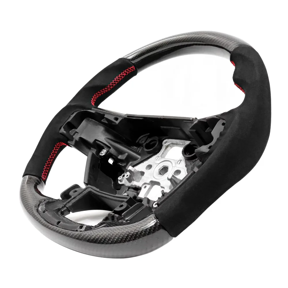 Motorsports Steering red black