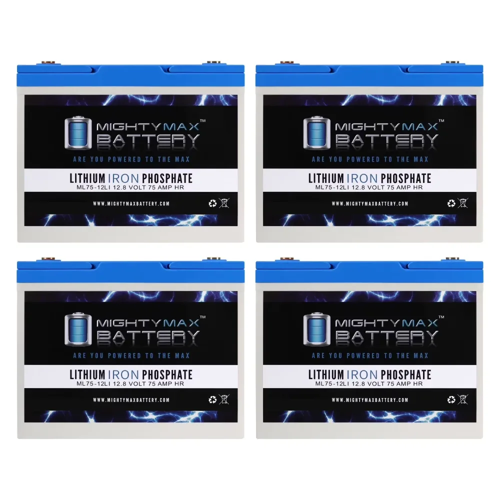 Battery 12v 4 pack 23.00 lbs