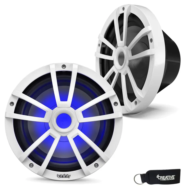 Audio Components 10 inch led white