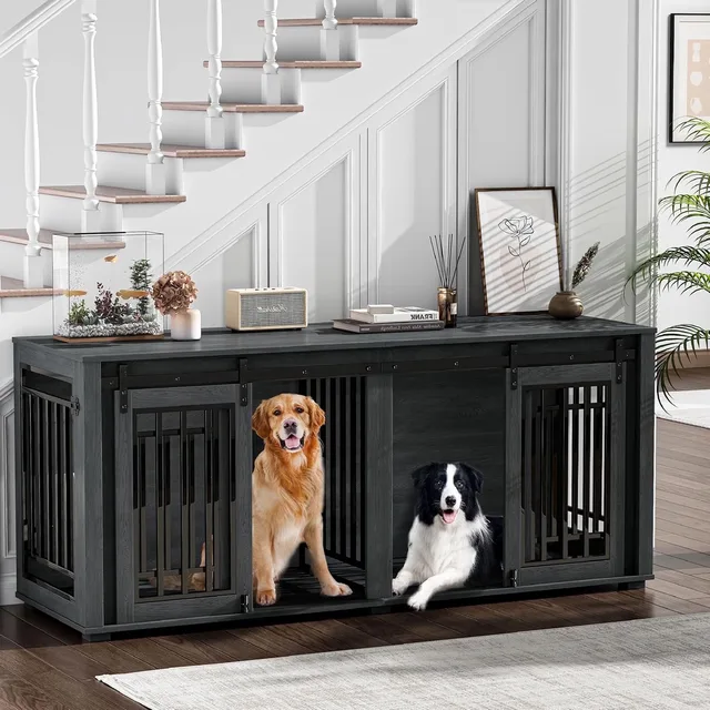Dog Crate 80.7" 23.6" 31.5"