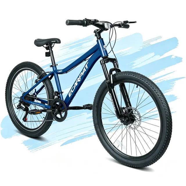 Mountain Bike 24 inch blue adjustable