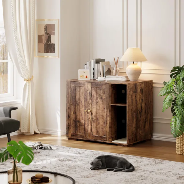 Litter Box brown heavy-duty adjustable