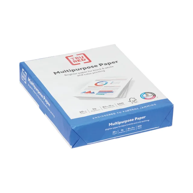 Paper red 20 lb white