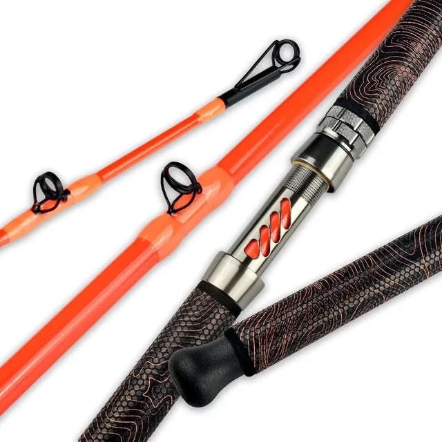 Fishing Rod 7' black orange