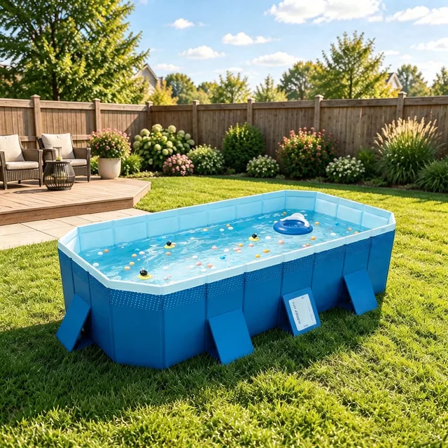 Swimming Pool 10 ft 500 gallon foldable