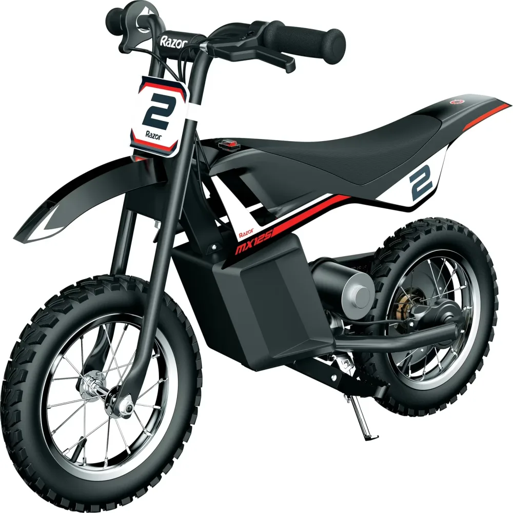Dirt Bike black 12v 110 lb