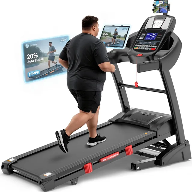 Incline Treadmill 400 lbs 5hp 110v