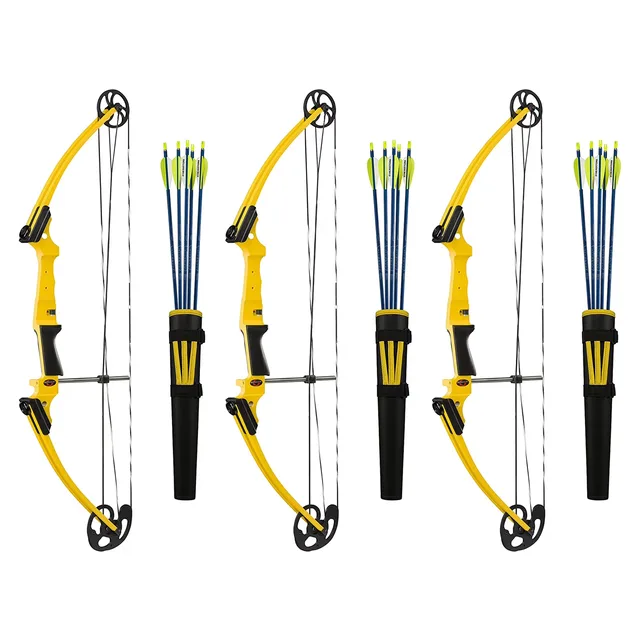 Genesis Archery 3 pack yellow 30"