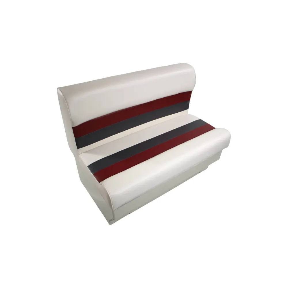 Bench Seat 37" white red