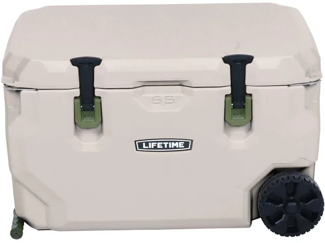 Cooler 65 quart blue insulated