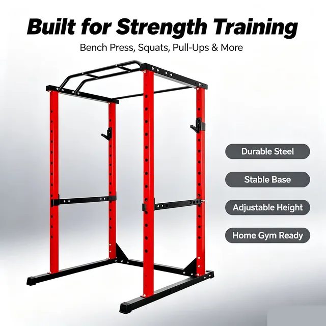 Squat Rack heavy-duty adjustable 88 lbs