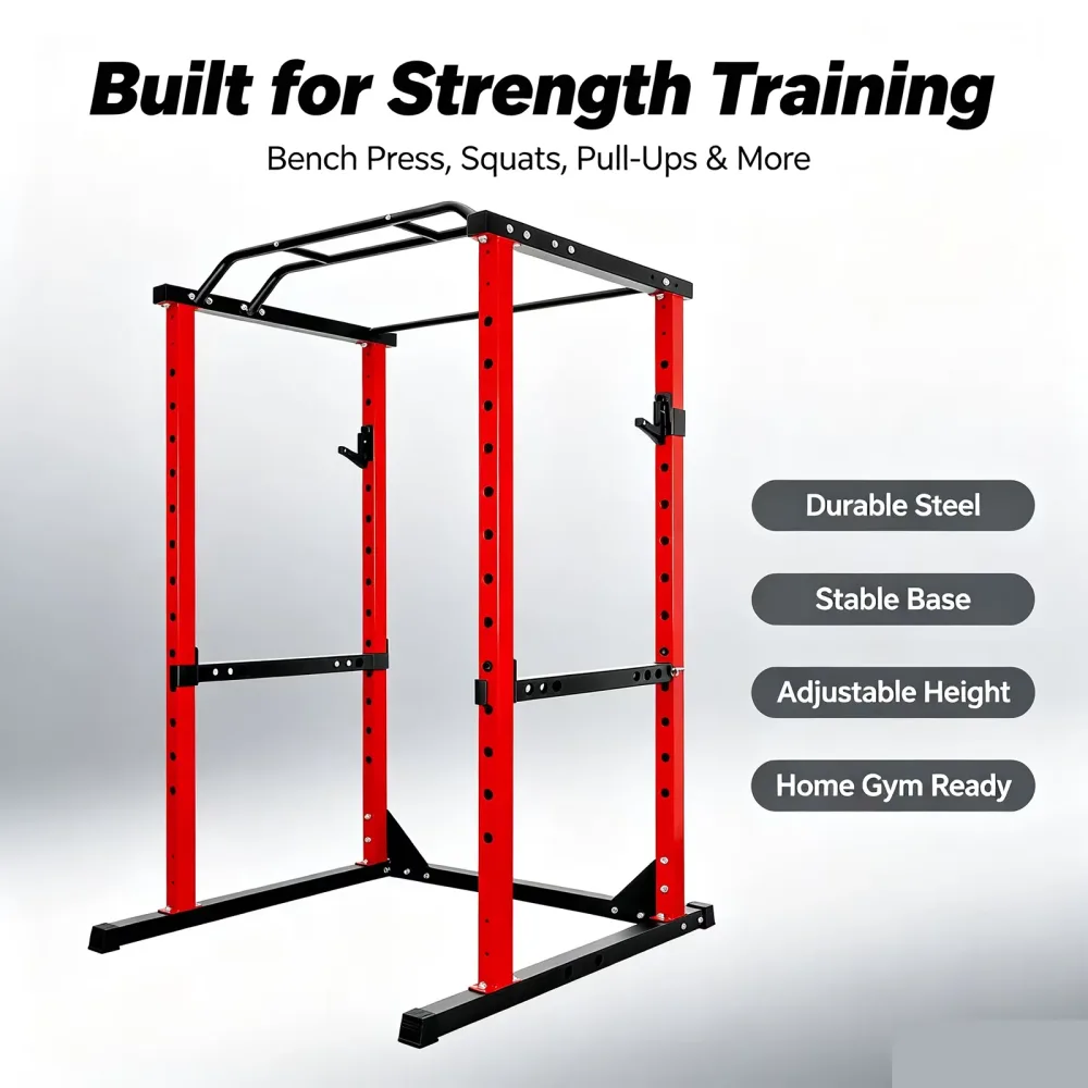 Squat Rack heavy-duty adjustable 88 lbs