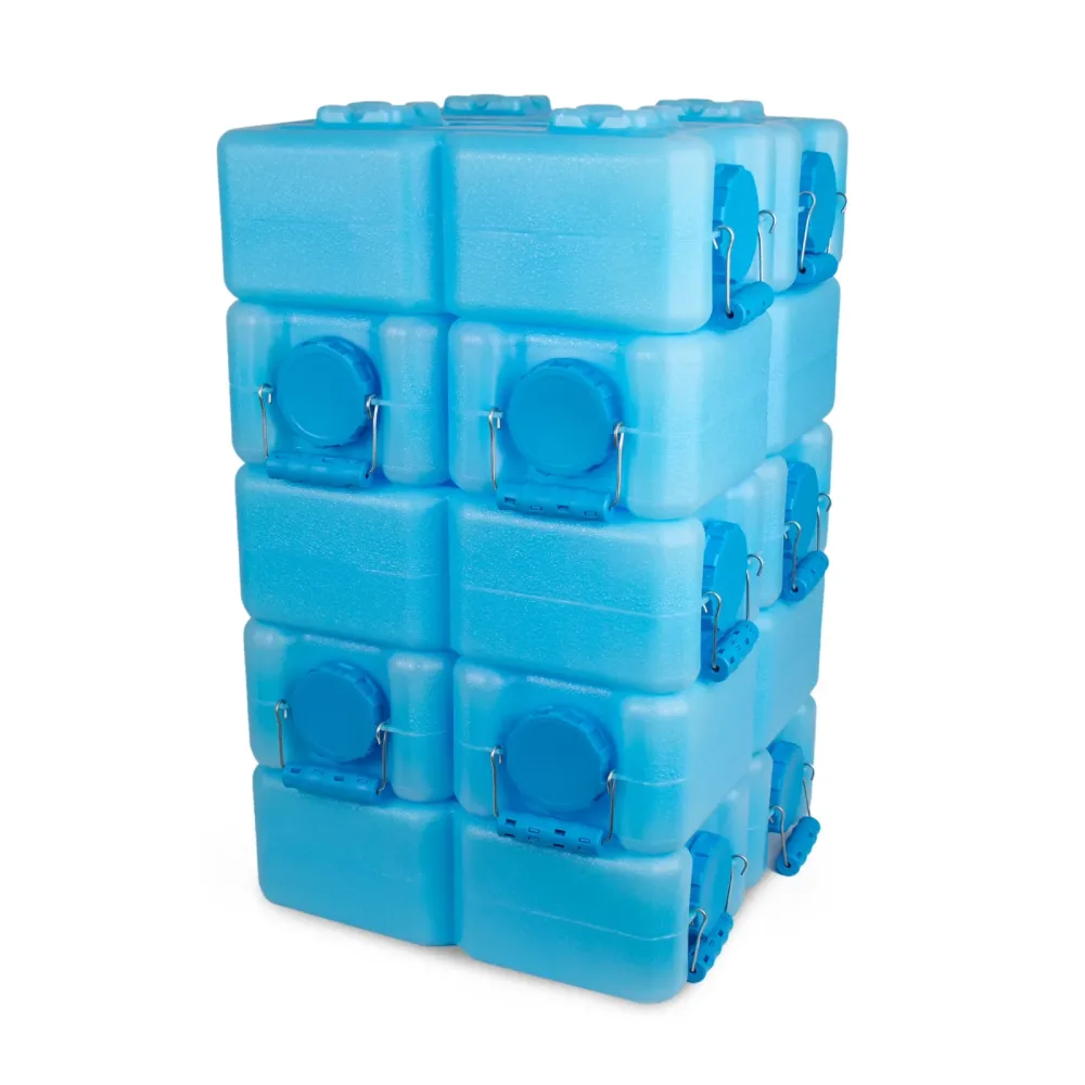 Storage 3.5 gallon 10 pack blue