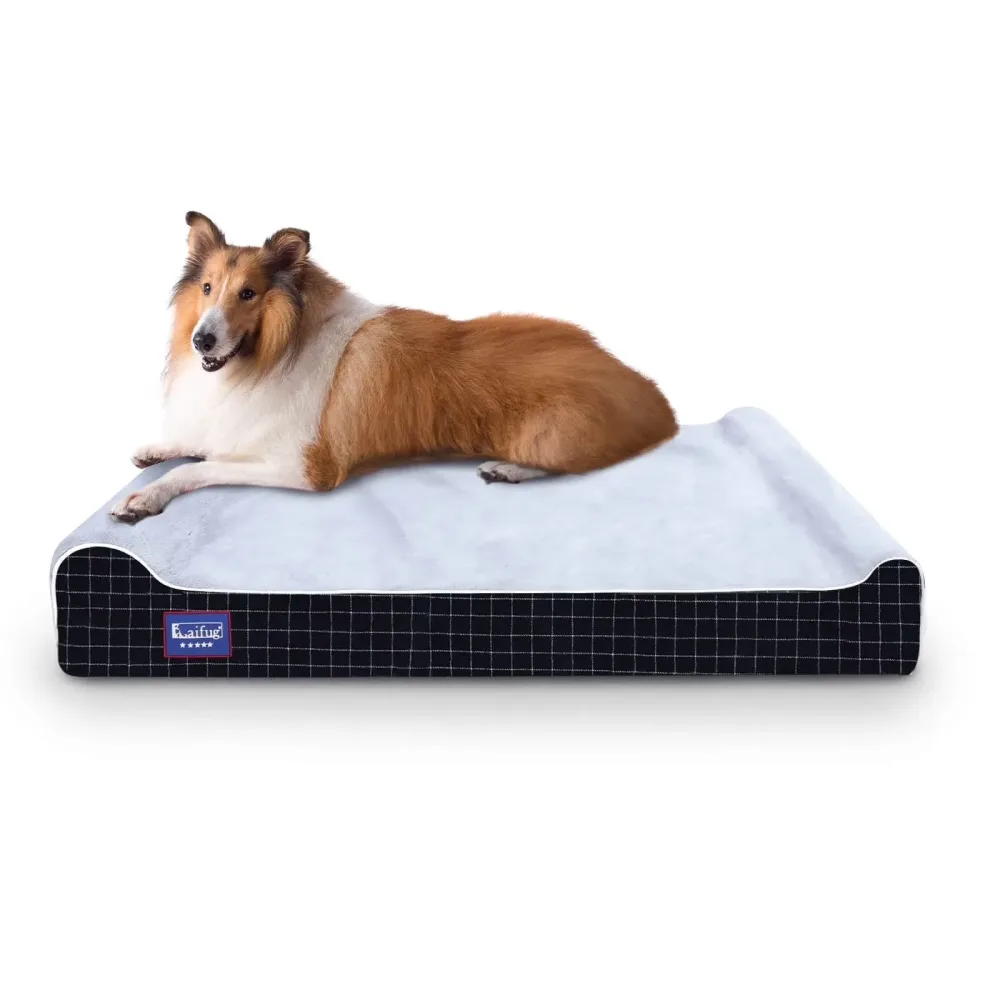 Dog Bed waterproof gray black