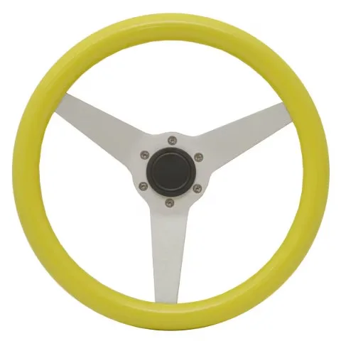 Steering Wheel 4 inch yellow 14"