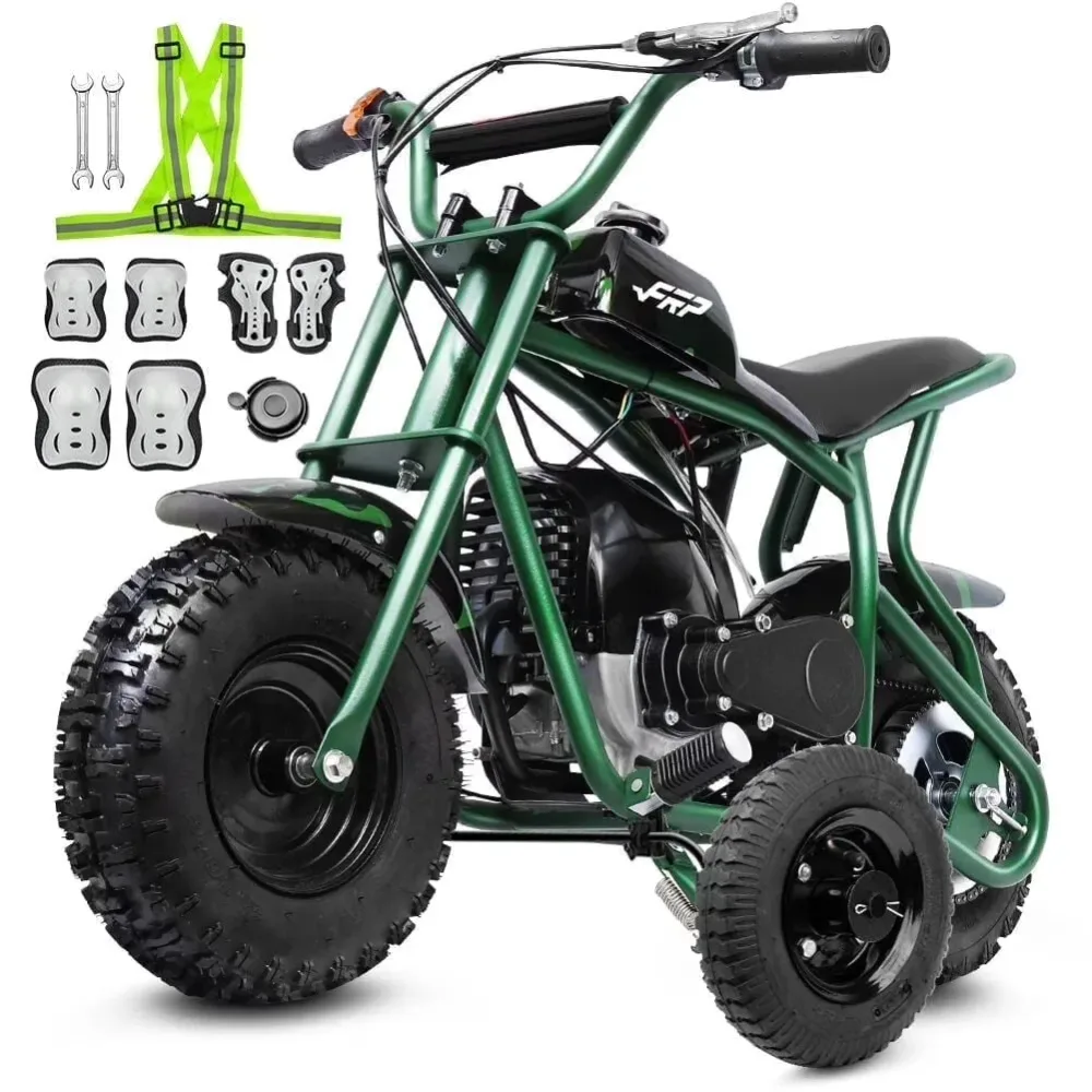 Dirt Bike red green heavy-duty