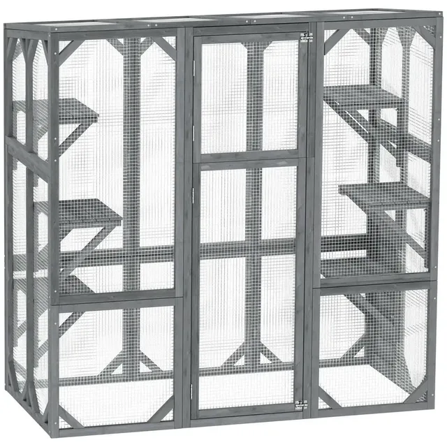 Crates & Gates gray 59.1" 28"