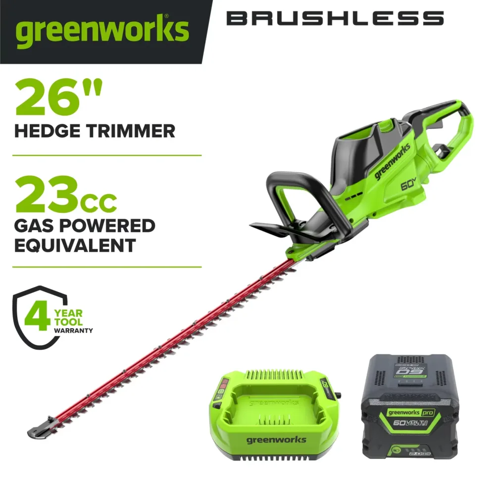 Hedge Trimmer 60v 26" 9.89 lbs