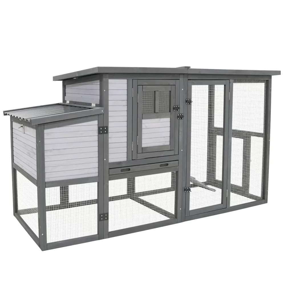 Chicken Coop 79" weatherproof blue