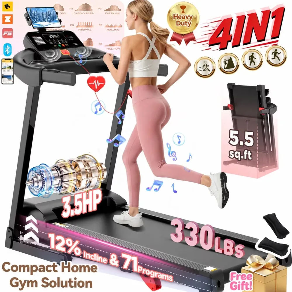Exercise Machine 3.5hp 300 lbs foldable