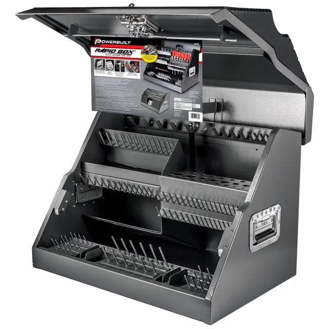 Tool Box 26 inch portable gray