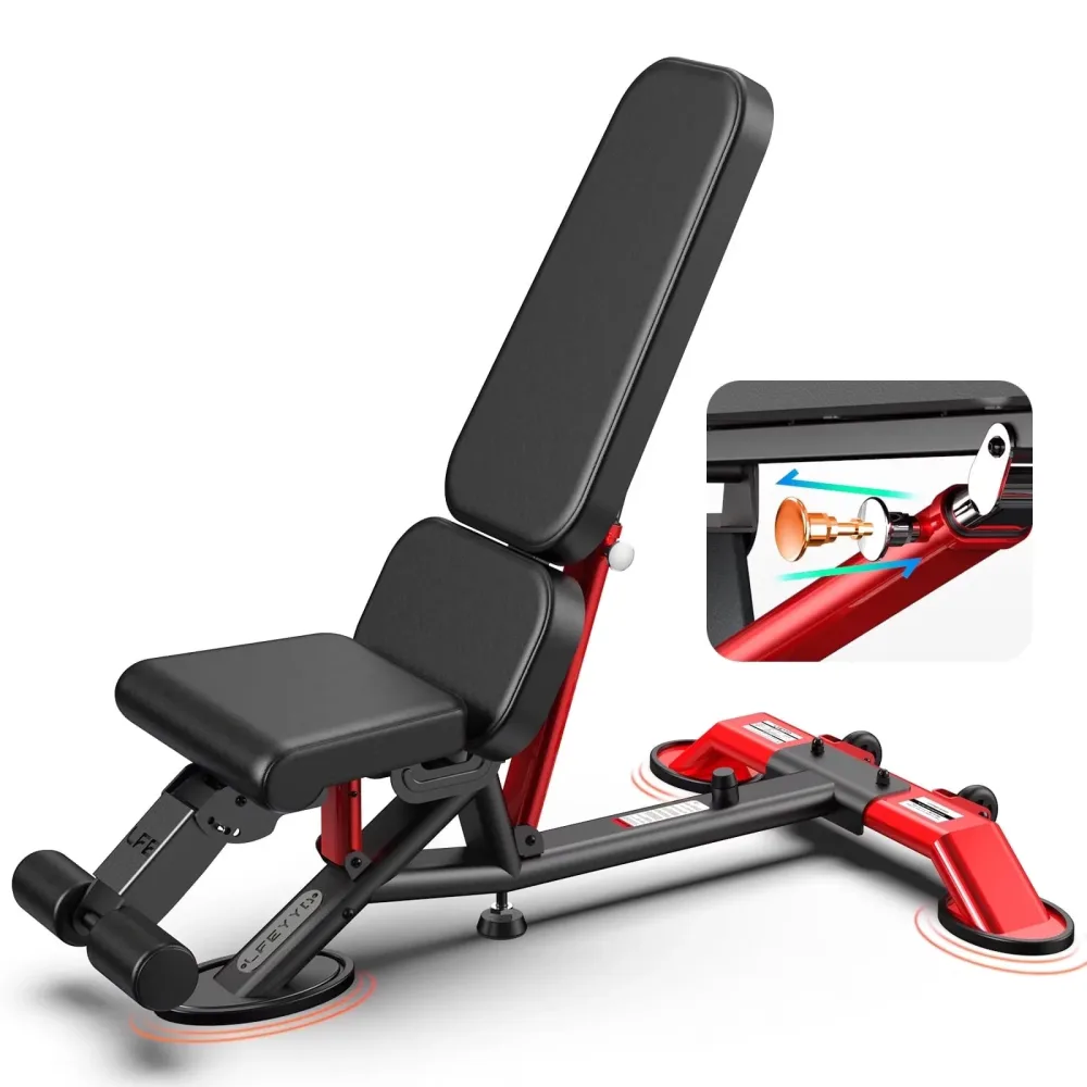 Weight Bench 2000lb adjustable black
