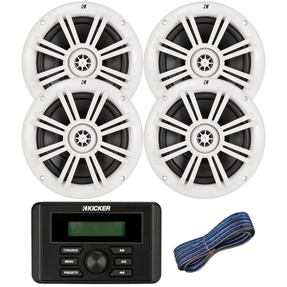 Marine Audio 2 pair 6.5" 150w