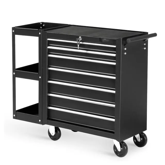 Rolling Tool black 220 lbs locking