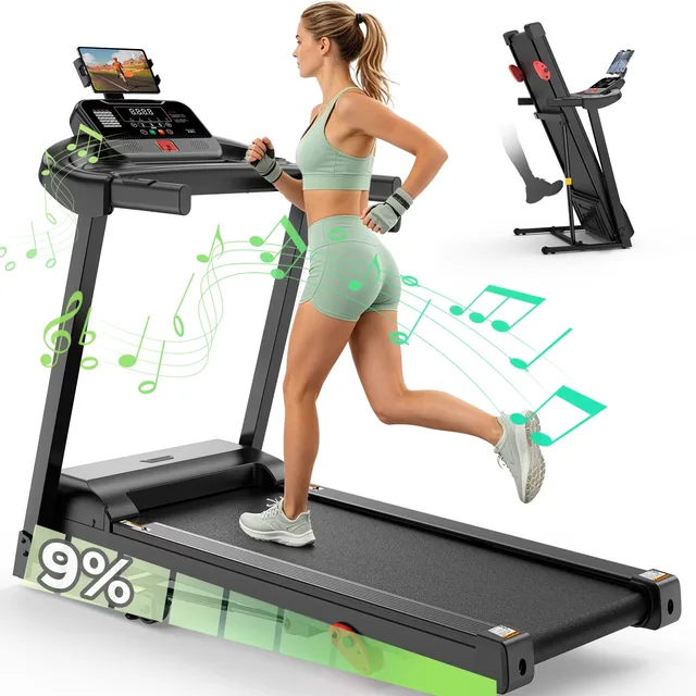 Capacity Treadmill 340lbs 3.75hp foldable